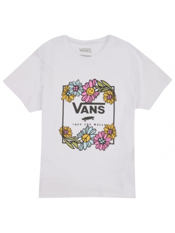 t-shirt με κοντά μανίκια vans elevated floral crew