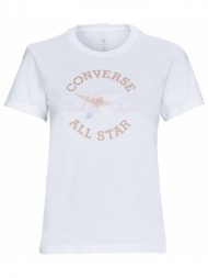 t-shirt με κοντά μανίκια converse floral chuck taylor all star patch