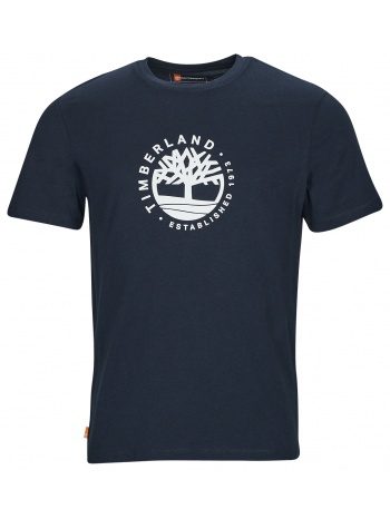 t-shirt με κοντά μανίκια timberland ss refibra logo graphic