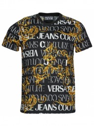 t-shirt με κοντά μανίκια versace jeans couture 73gah6s0-g89