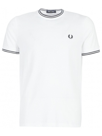 t-shirt με κοντά μανίκια fred perry twin tipped t-shirt σε προσφορά