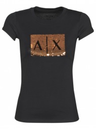 t-shirt με κοντά μανίκια armani exchange honey