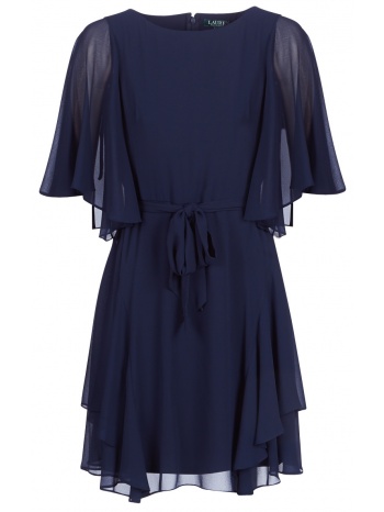 κοντά φορέματα lauren ralph lauren navy-3/4 sleeve-day dress σε προσφορά