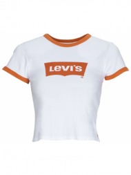 t-shirt με κοντά μανίκια levis graphic ringer mini tee