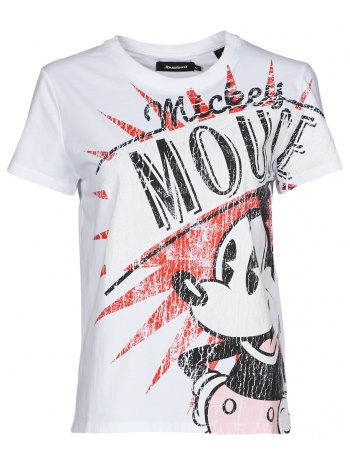 t-shirt με κοντά μανίκια desigual ts_mickey boom