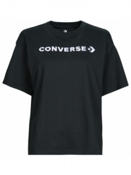 t-shirt με κοντά μανίκια converse wordmark relaxed tee