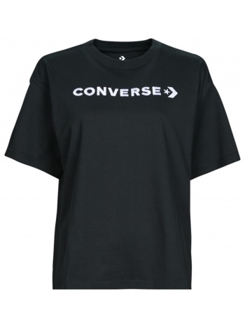 t-shirt με κοντά μανίκια converse wordmark relaxed tee σε προσφορά