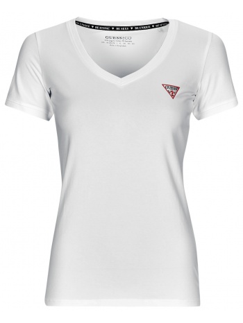 t-shirt με κοντά μανίκια guess ss vn mini triangle tee