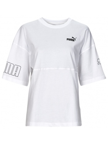 t-shirt με κοντά μανίκια puma power colorblock σε προσφορά