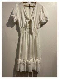 κοντά φορέματα fashion brands 9176-blanc