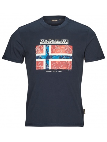 t-shirt με κοντά μανίκια napapijri guiro