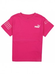 t-shirt με κοντά μανίκια puma puma power colorblock