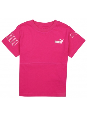t-shirt με κοντά μανίκια puma puma power colorblock σε προσφορά