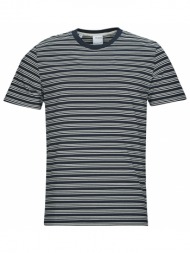t-shirt με κοντά μανίκια selected slhandy stripe ss o-neck tee w