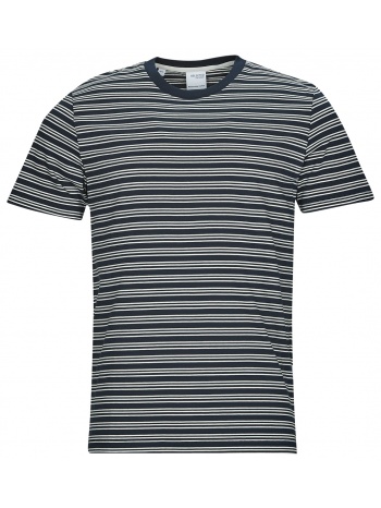 t-shirt με κοντά μανίκια selected slhandy stripe ss o-neck σε προσφορά