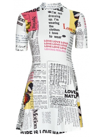 κοντά φορέματα desigual vest_newspaper