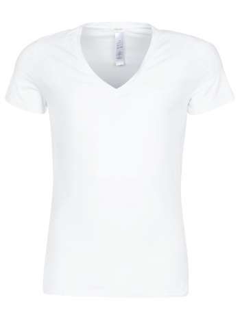 t-shirt με κοντά μανίκια hom sup` cotton tshirt col v