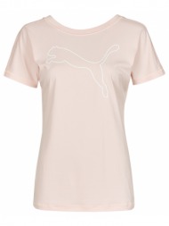 t-shirt με κοντά μανίκια puma train favorite jersey cat tee