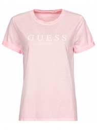 t-shirt με κοντά μανίκια guess es ss guess 1981 roll cuff tee