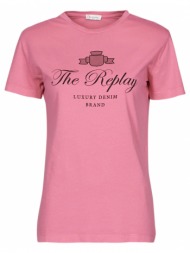t-shirt με κοντά μανίκια replay w3572a