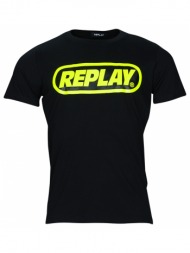 t-shirt με κοντά μανίκια replay m6352
