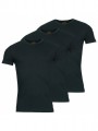 t-shirt με κοντά μανίκια polo ralph lauren crew neck x3