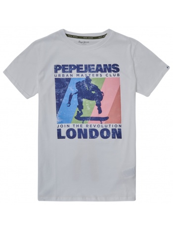 t-shirt με κοντά μανίκια pepe jeans callen σε προσφορά