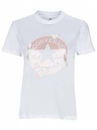 t-shirt με κοντά μανίκια converse radiating love ss slim graphic