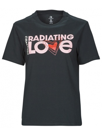 t-shirt με κοντά μανίκια converse radiating love ss classic σε προσφορά