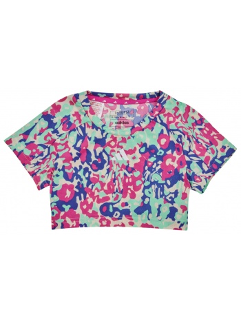 t-shirt με κοντά μανίκια adidas tr-es aop t