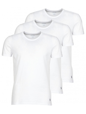 t-shirt με κοντά μανίκια polo ralph lauren crew neck x3