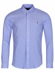 πουκάμισο με μακριά μανίκια polo ralph lauren chemise ajustee col boutonne en polo featherweight