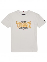 t-shirt με κοντά μανίκια tommy hilfiger tommy 1985 varsity tee s/s