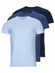 t-shirt με κοντά μανίκια polo ralph lauren 3 pack crew undershirt