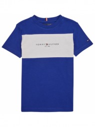 t-shirt με κοντά μανίκια tommy hilfiger essential colorblock tee s/s