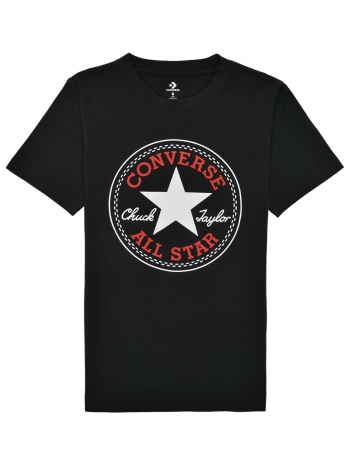 t-shirt με κοντά μανίκια converse core chuck patch tee