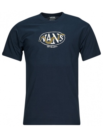 t-shirt με κοντά μανίκια vans snaked center logo ss tee σε προσφορά