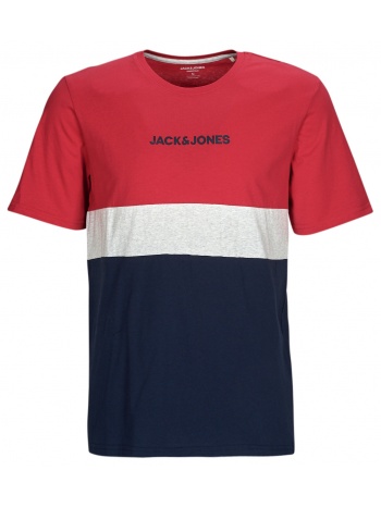 t-shirt με κοντά μανίκια jack & jones jjereid blocking tee σε προσφορά
