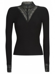 μπλούζα only onltilde l/s high neck lace top jrs