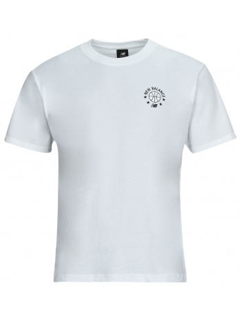 t-shirt με κοντά μανίκια new balance mt33582-wt σε προσφορά
