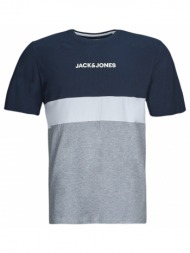 t-shirt με κοντά μανίκια jack & jones jjereid blocking tee ss