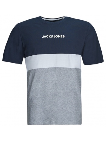 t-shirt με κοντά μανίκια jack & jones jjereid blocking tee