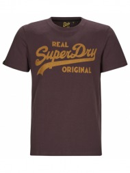 t-shirt με κοντά μανίκια superdry vl premium goods graphic tee