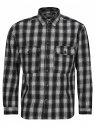 πουκάμισο με μακριά μανίκια selected slhloosemason-flannel overshirt noos