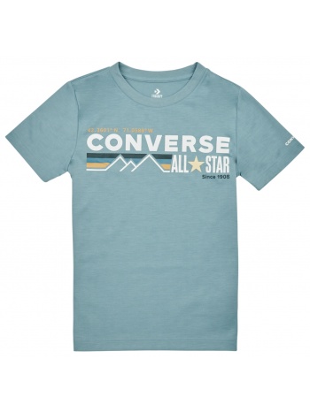 t-shirt με κοντά μανίκια converse wordmarkcheststripe