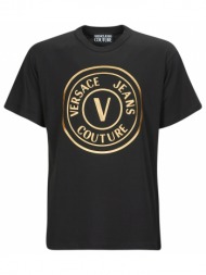 t-shirt με κοντά μανίκια versace jeans couture gaht05