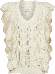 πουλόβερ cream annolina knit slopover σύνθεση: βαμβάκι