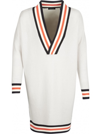 πουλόβερ maison scotch white long sleeves σύνθεση μάλλινο