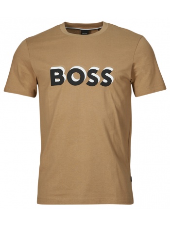 t-shirt με κοντά μανίκια boss tiburt 427 σε προσφορά