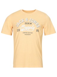 t-shirt με κοντά μανίκια jack & jones jjelogo tee ss o-neck 2 col ss24 sn
